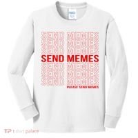 Please Send Memes Kids Long Sleeve Shirt thumb 0
