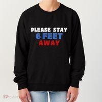Please Stay 6 Feet Away From Me Women's Sweatshirt thumb 0