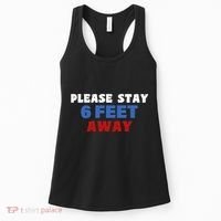 Please Stay 6 Feet Away From Me Women's Tank Top thumb 0