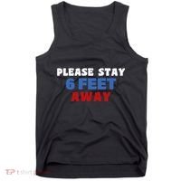 Please Stay 6 Feet Away From Me Tank Top thumb 0