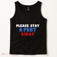 Please Stay 6 Feet Away From Me Tank Top thumb 2