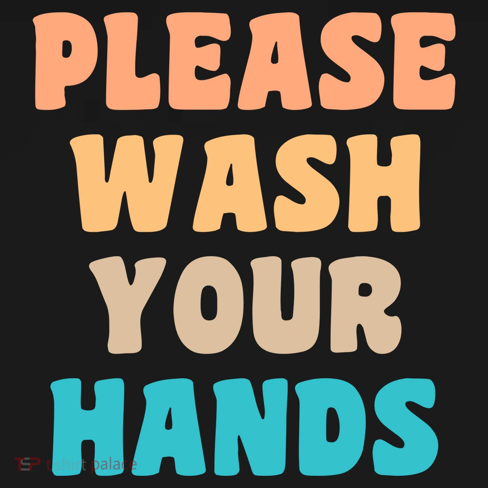Please Wash Your Hands Doggie Tank