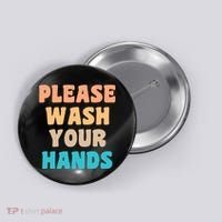 Please Wash Your Hands Button thumb 0