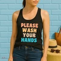 Please Wash Your Hands Women's Tank Top thumb 2