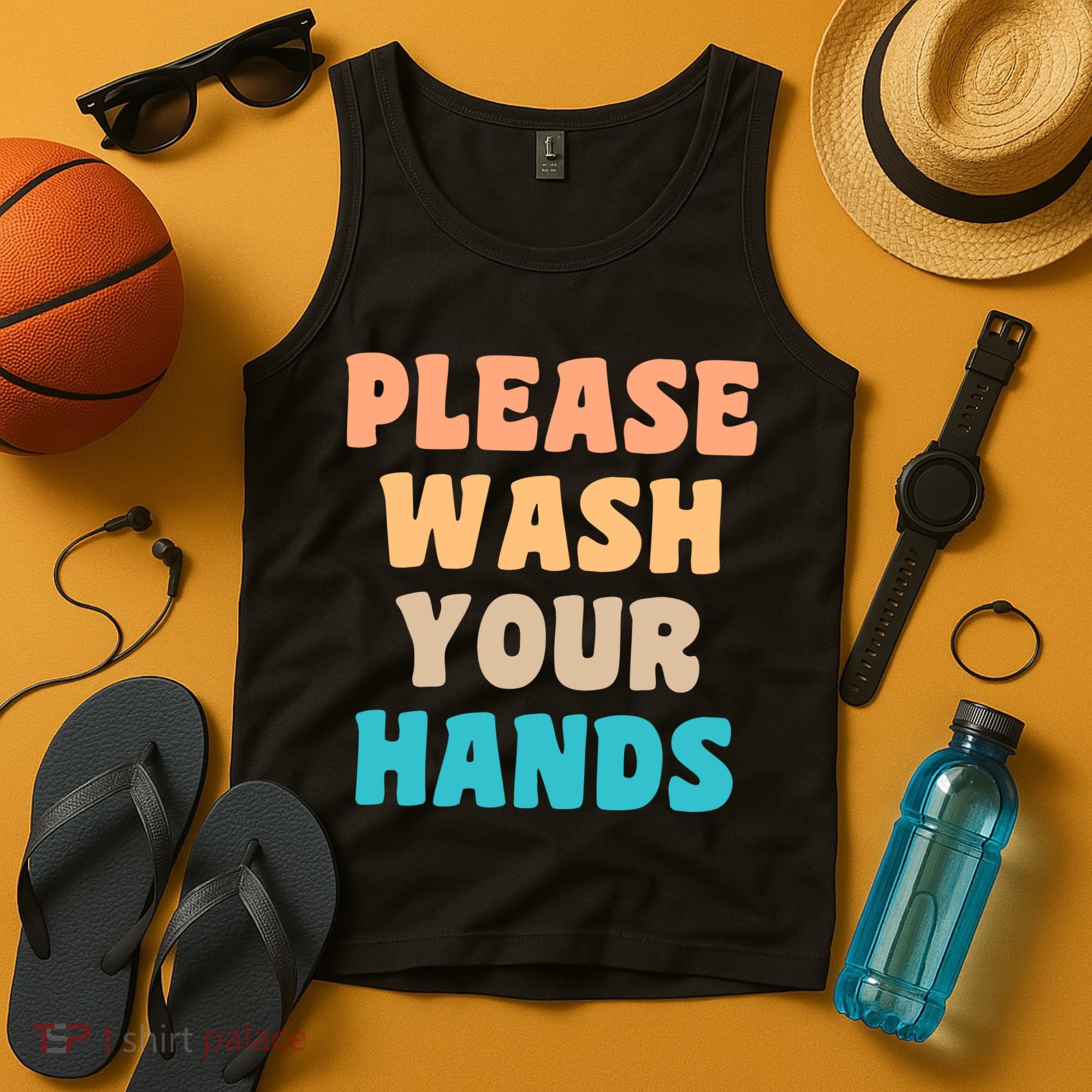 Please Wash Your Hands Tank Top