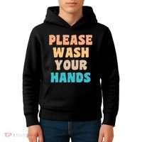Please Wash Your Hands Kids Hoodie thumb 4