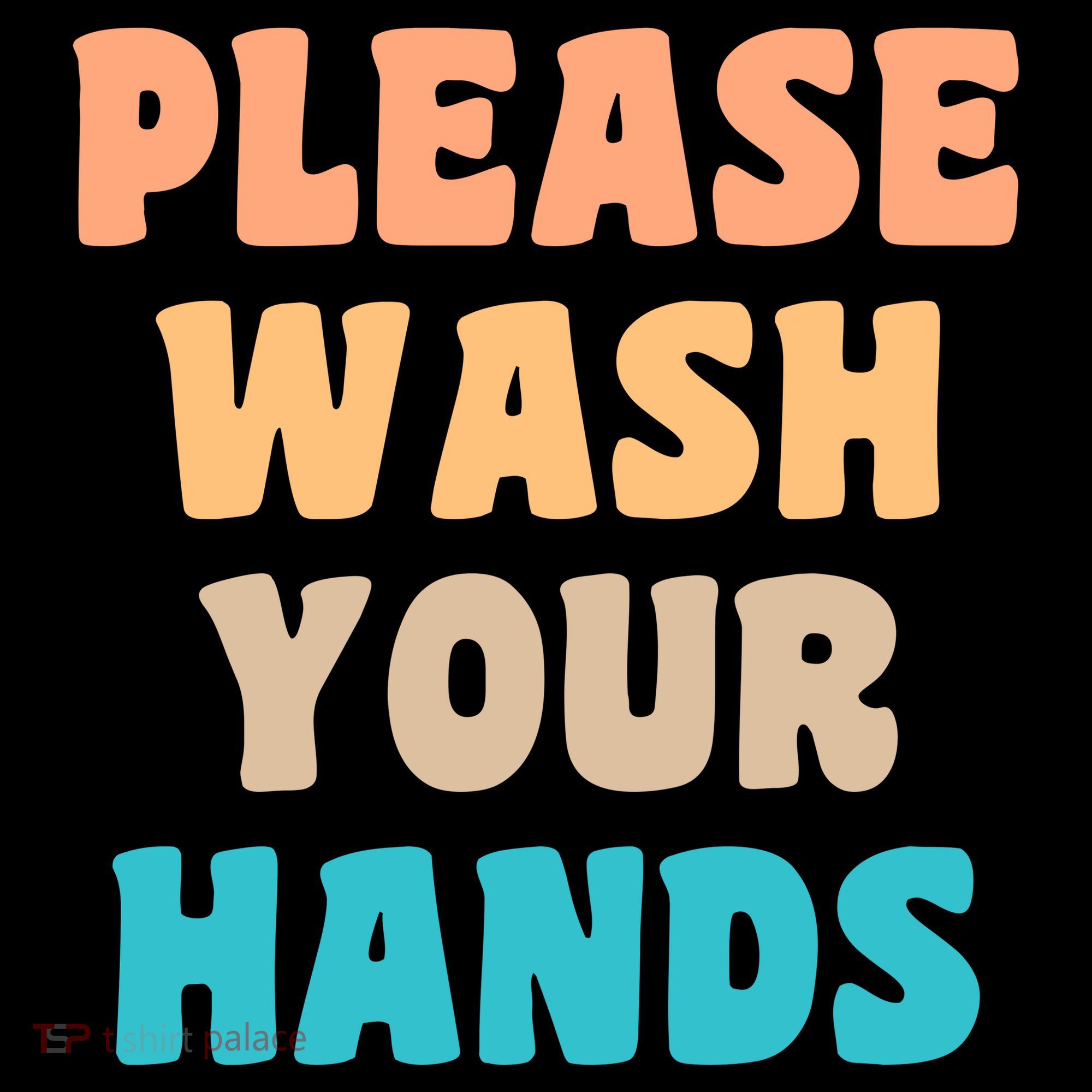 Please Wash Your Hands Kids Hoodie