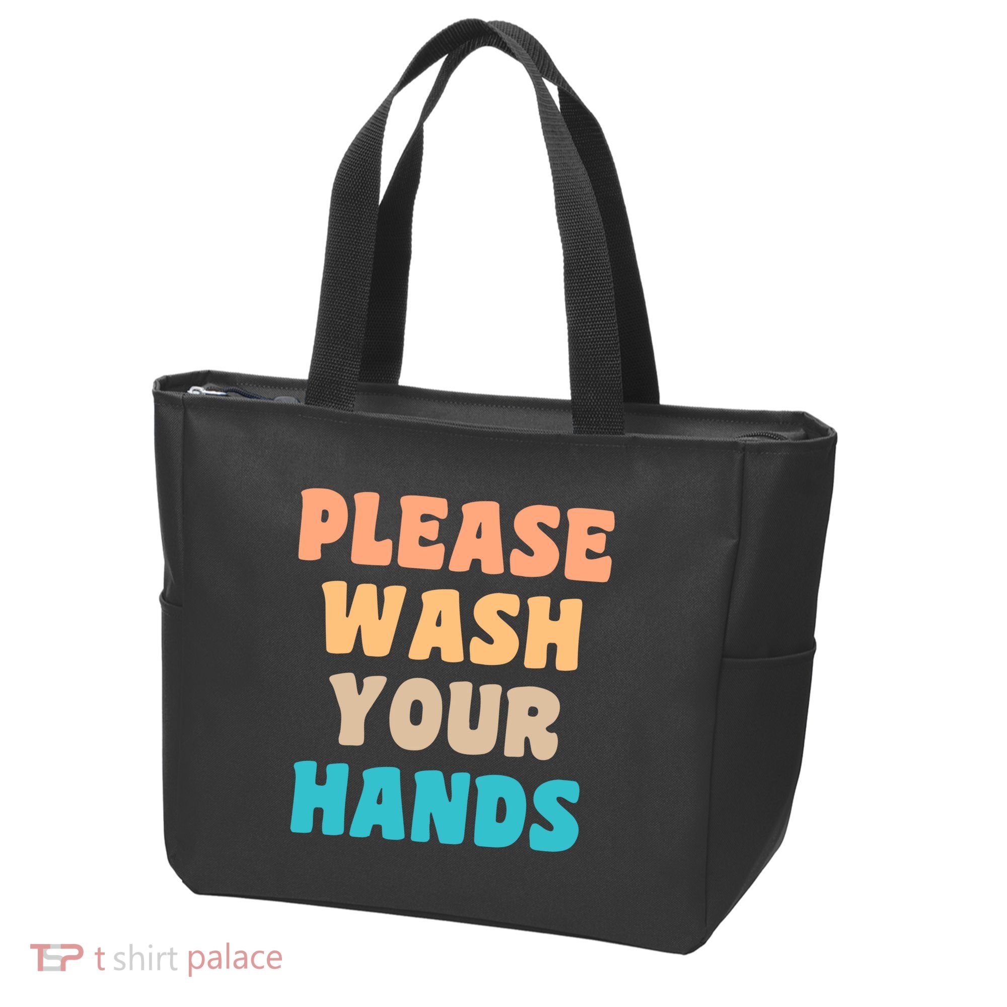 Please Wash Your Hands Tote Bag