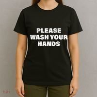 Please Wash Your Hands Coronavirus T-Shirt thumb 4