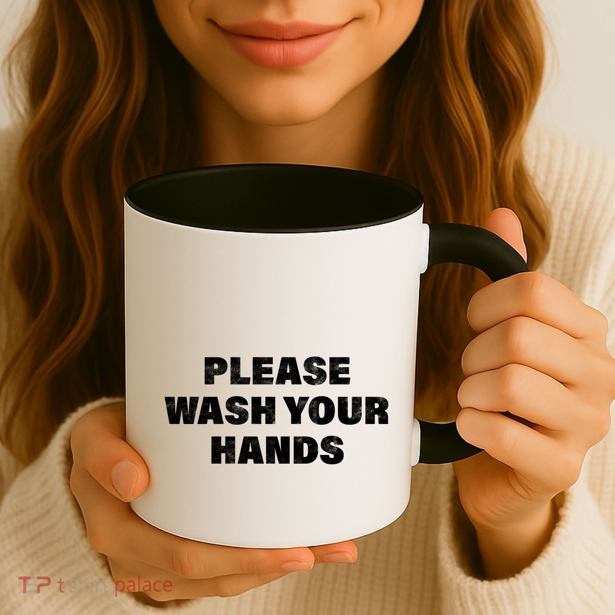 Please Wash Your Hands Coronavirus Coffee Mug