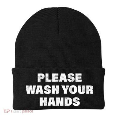 Please Wash Your Hands Coronavirus Beanie
