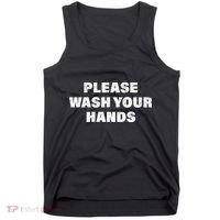 Please Wash Your Hands Coronavirus Tank Top thumb 0