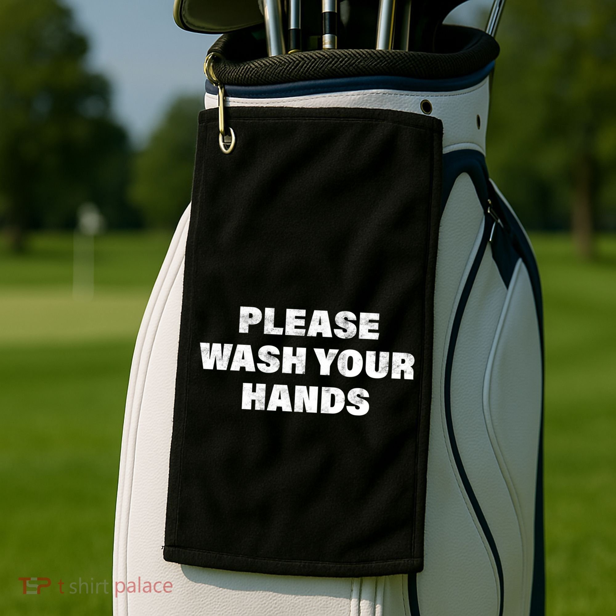Please Wash Your Hands Coronavirus Golf Towel
