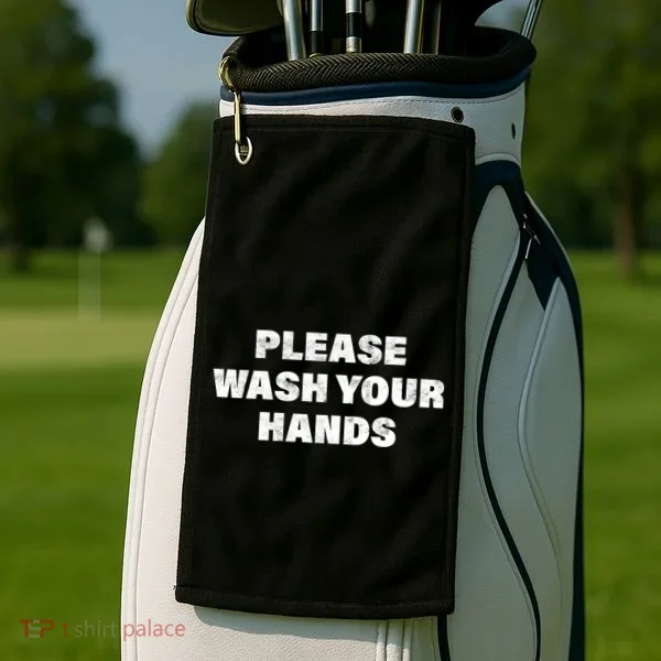 Please Wash Your Hands Coronavirus Golf Towel