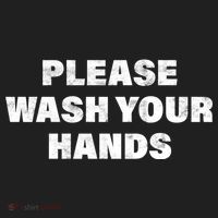 Please Wash Your Hands Coronavirus Golf Towel thumb 3