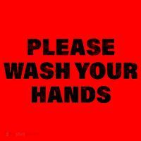 Please Wash Your Hands Coronavirus Santa Hat thumb 1