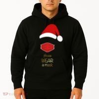 Please Wear A Mask Santa Reminder Hoodie thumb 2
