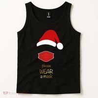 Please Wear A Mask Santa Reminder Tank Top thumb 2