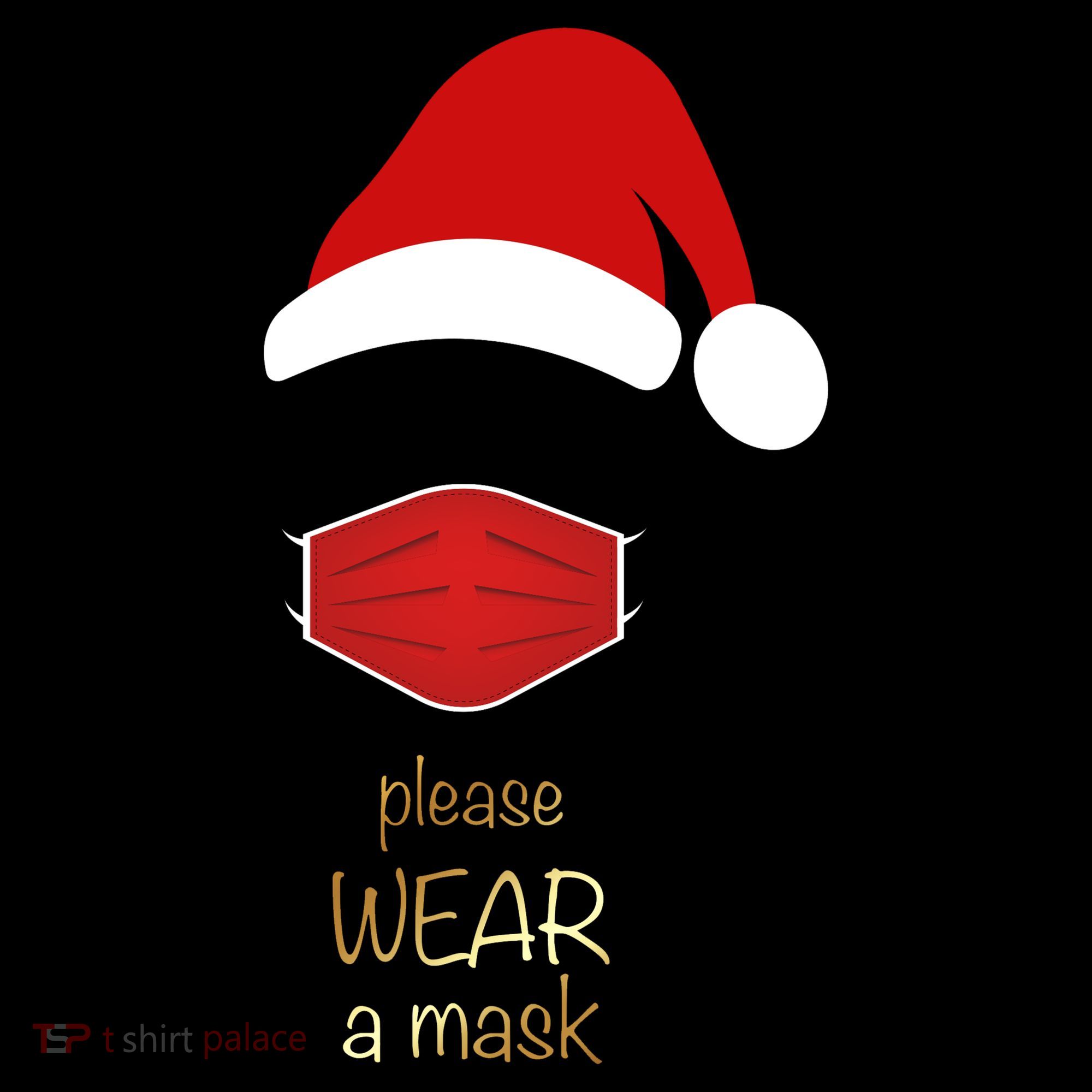 Please Wear A Mask Santa Reminder Tank Top