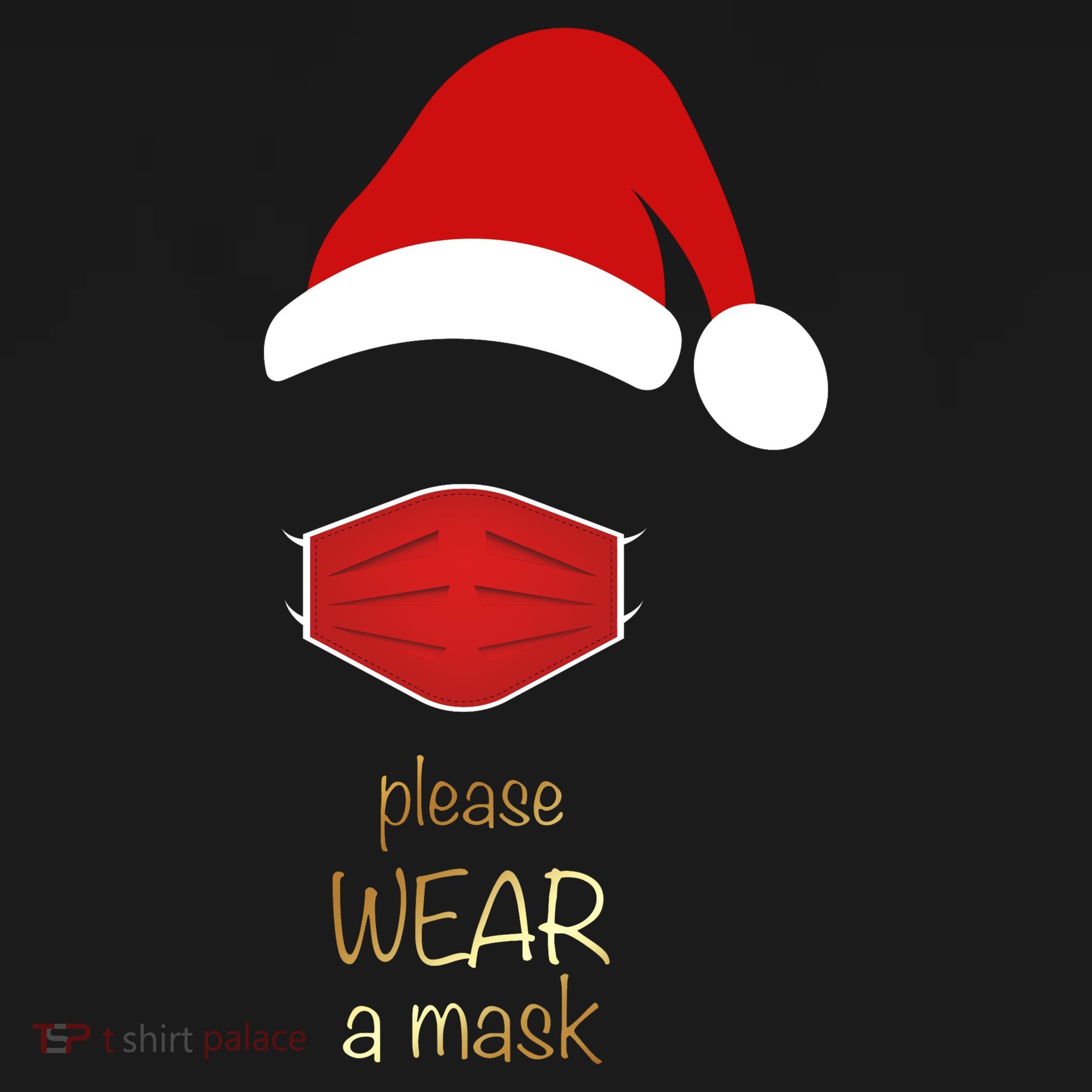 Please Wear A Mask Santa Reminder Visor