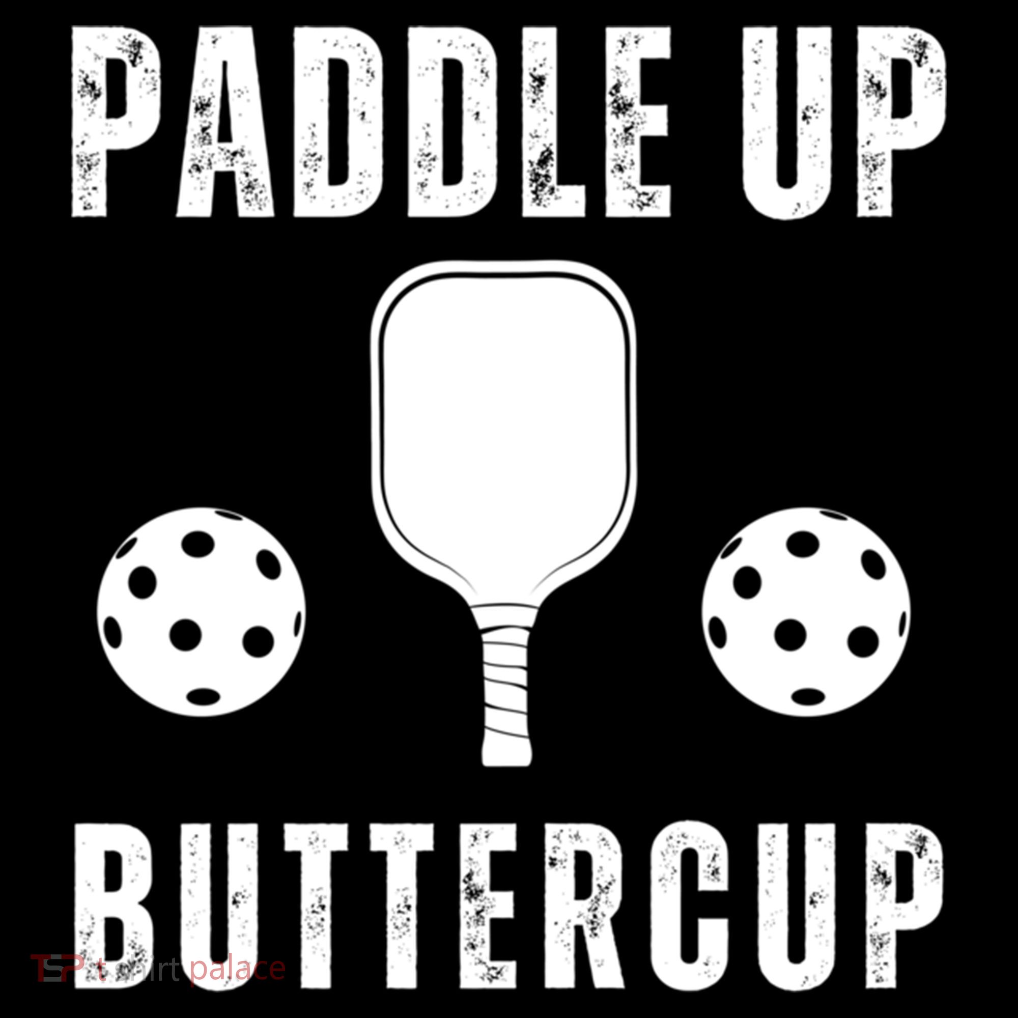 Pickleball Lover Funny Paddle Up Buttercup Gift Bucket Hat