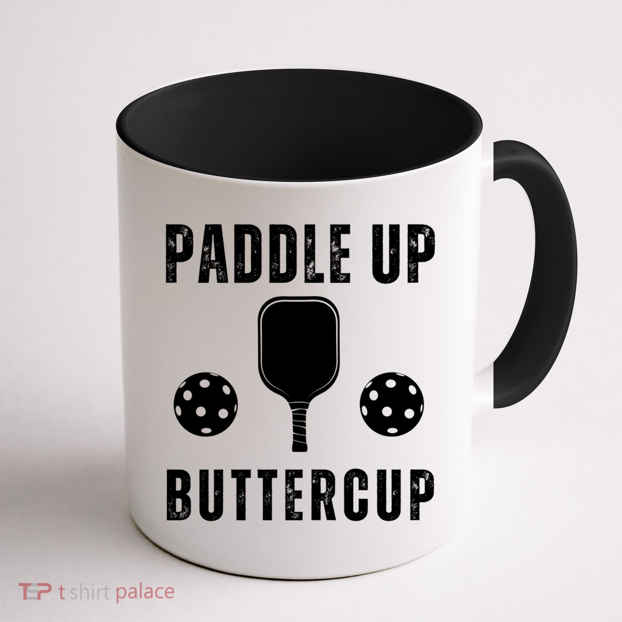Pickleball Lover Funny Paddle Up Buttercup Gift Coffee Mug