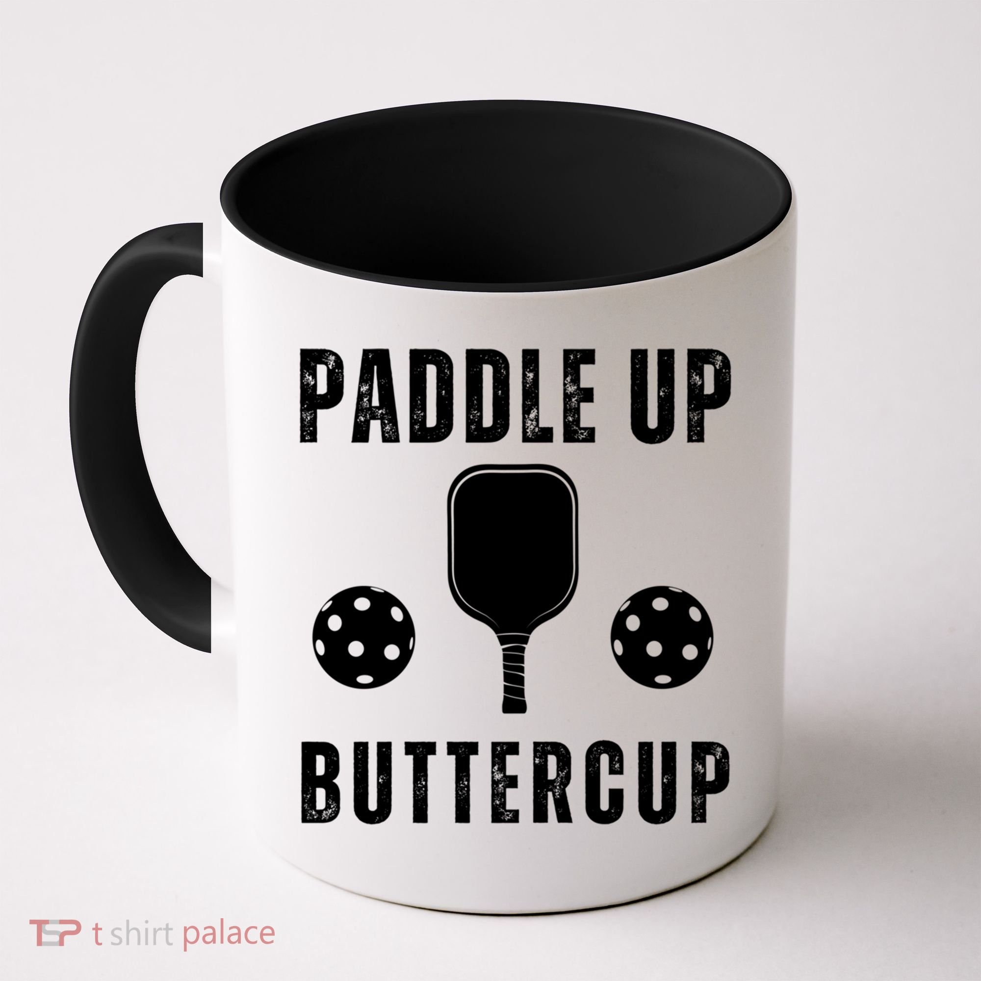 Pickleball Lover Funny Paddle Up Buttercup Gift Coffee Mug