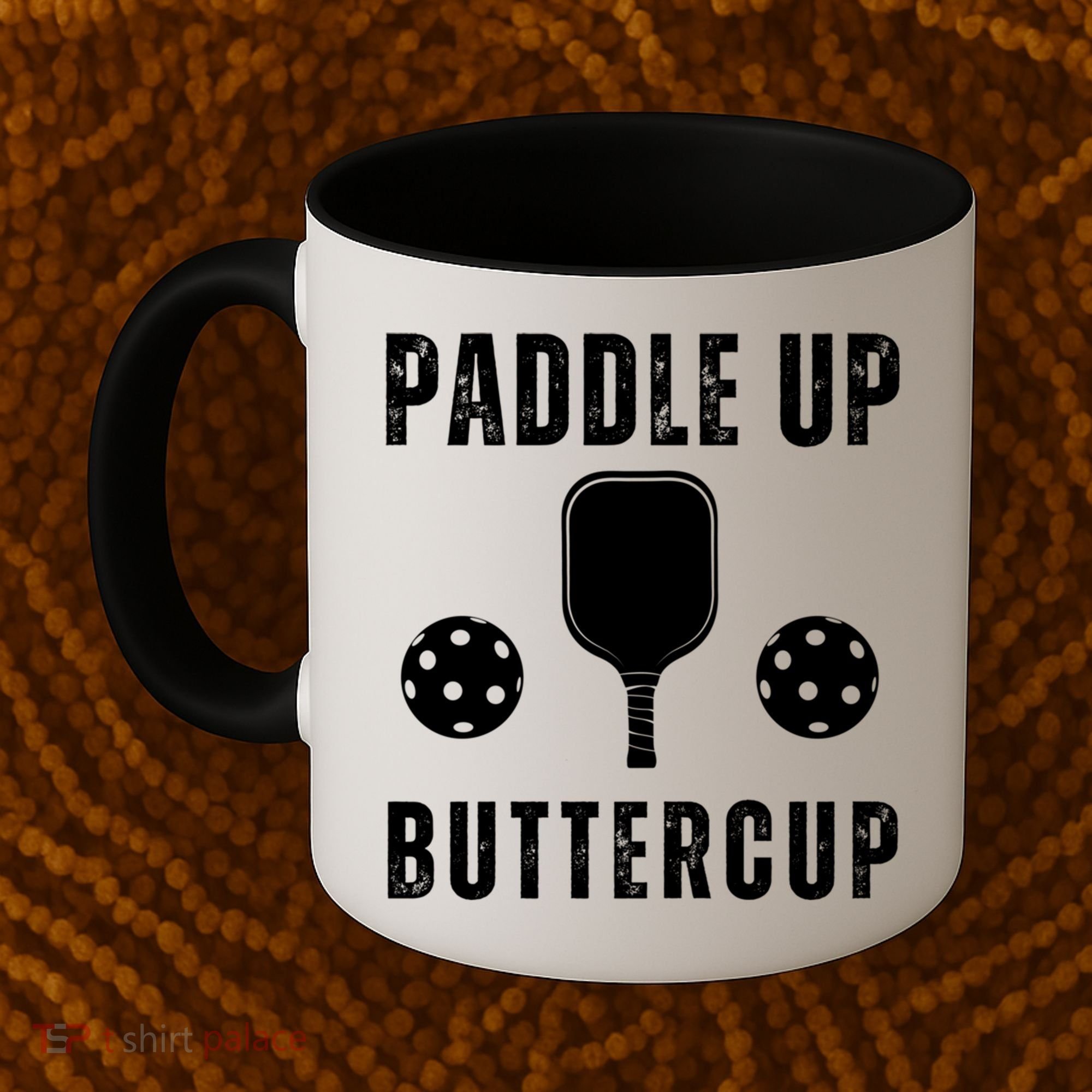 Pickleball Lover Funny Paddle Up Buttercup Gift Coffee Mug