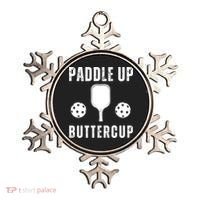 Pickleball Lover Funny Paddle Up Buttercup Gift Ornament thumb 0