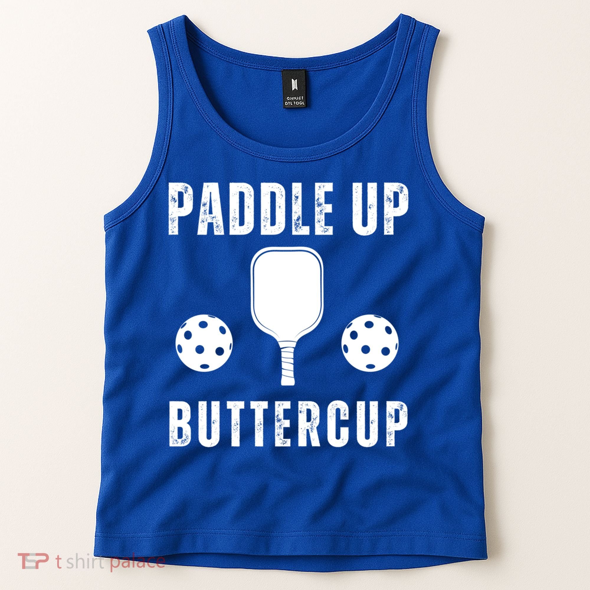 Pickleball Lover Funny Paddle Up Buttercup Gift Tank Top