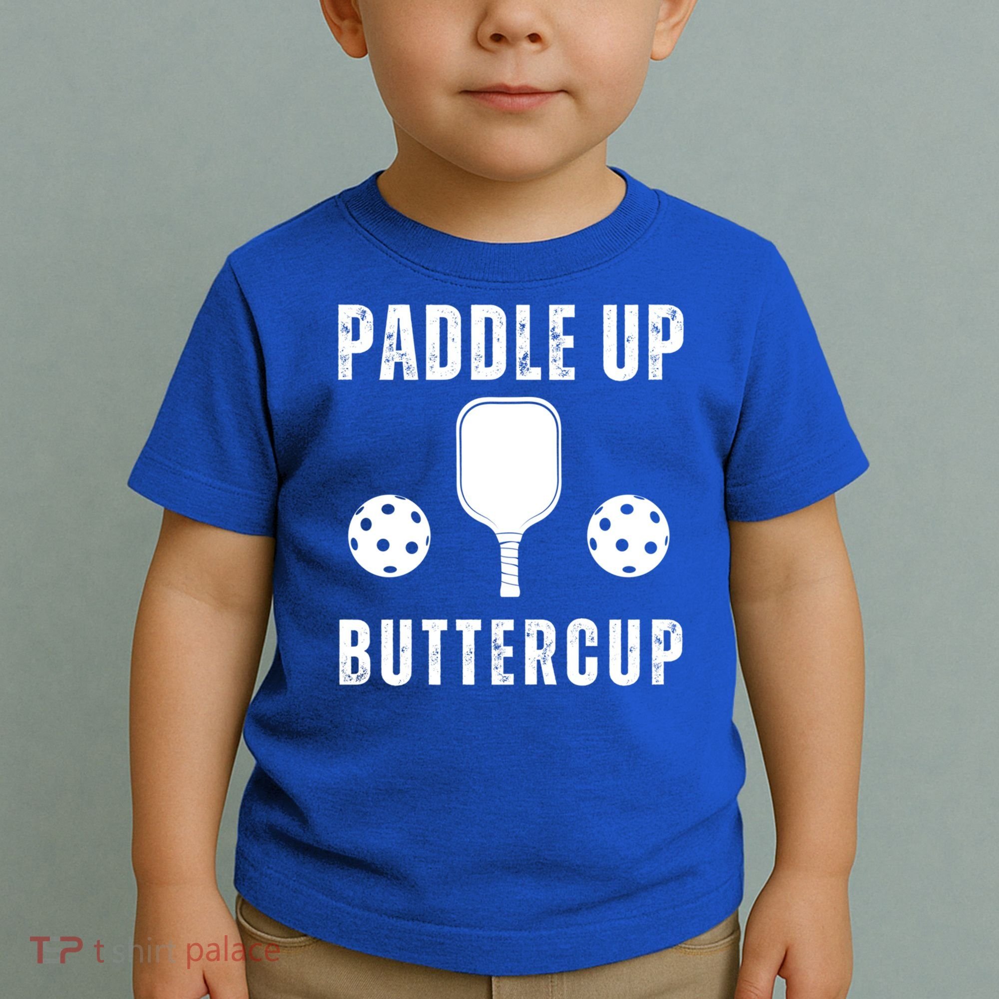 Pickleball Lover Funny Paddle Up Buttercup Gift Toddler T-Shirt