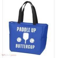 Pickleball Lover Funny Paddle Up Buttercup Gift Tote Bag thumb 3