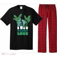 Plant Lover Fern Monstera Gift Pajama Set thumb 0