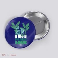Plant Lover Fern Monstera Gift Button thumb 0