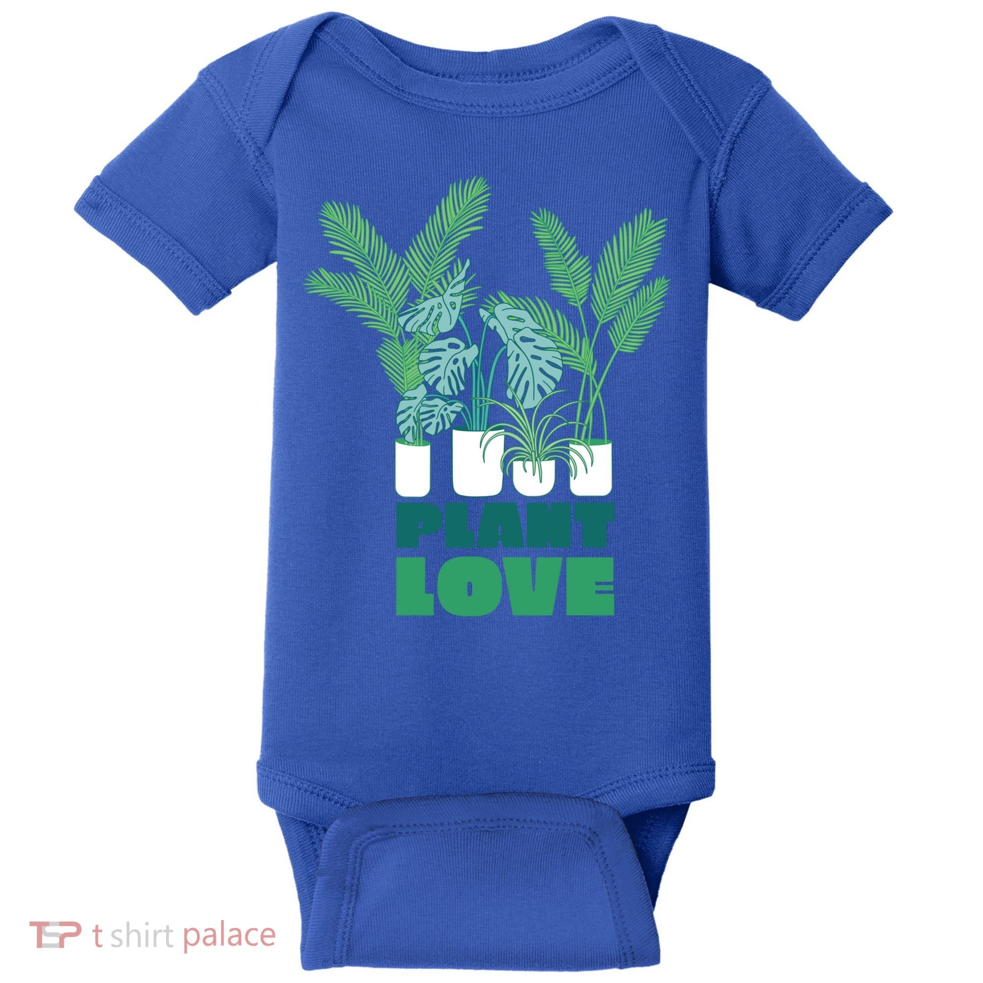 Plant Lover Fern Monstera Gift Baby Bodysuit