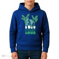 Plant Lover Fern Monstera Gift Kids Hoodie thumb 4