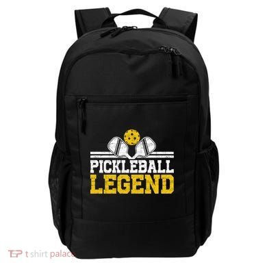 Pickleball Legend Funny Vintage Distressed Meaningful Gift Backpack