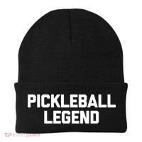 Pickleball Legend Funny Saying Sarcastic Novelty Pickleball Funny Gift Beanie thumb 0