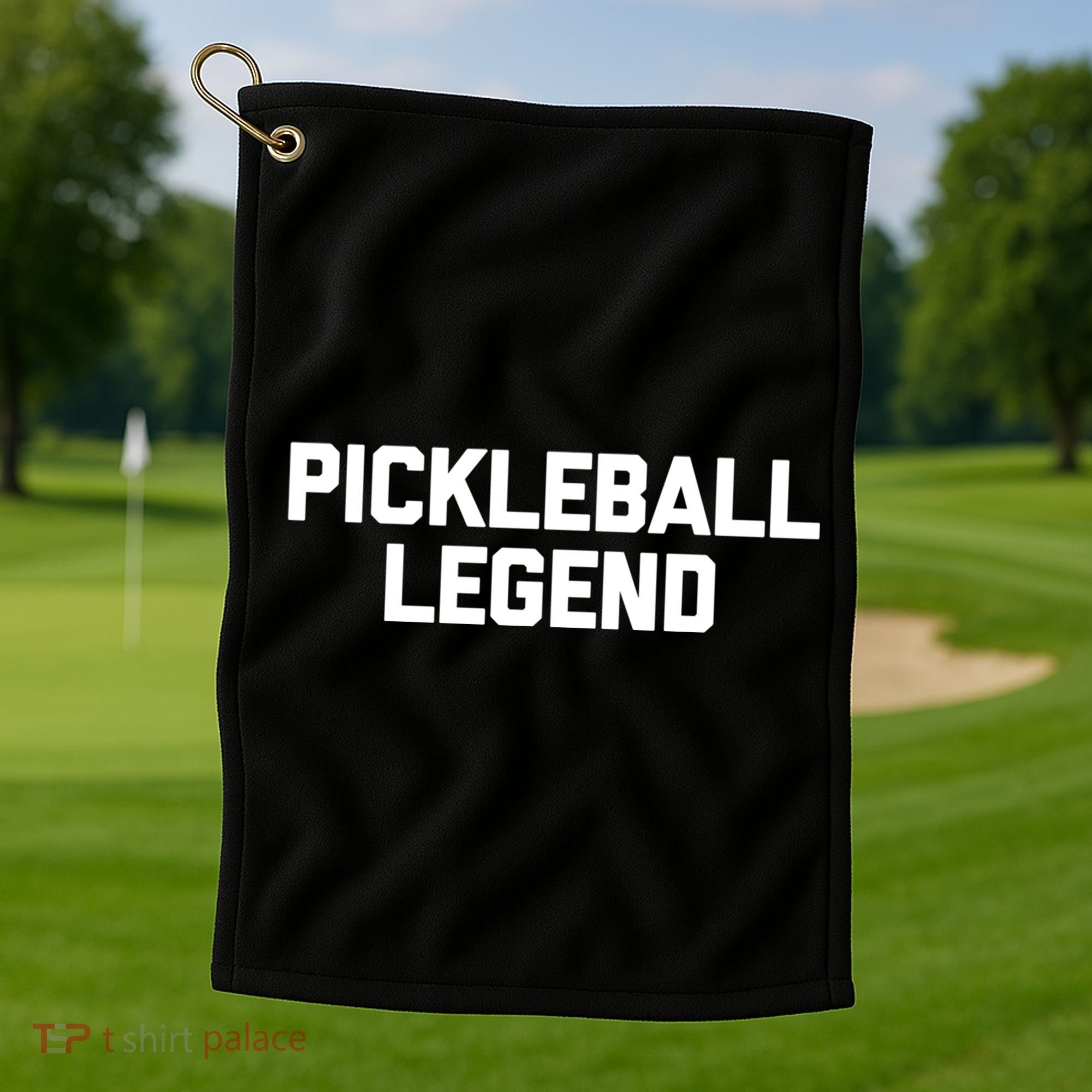 Pickleball Legend Funny Saying Sarcastic Novelty Pickleball Funny Gift Golf Towel