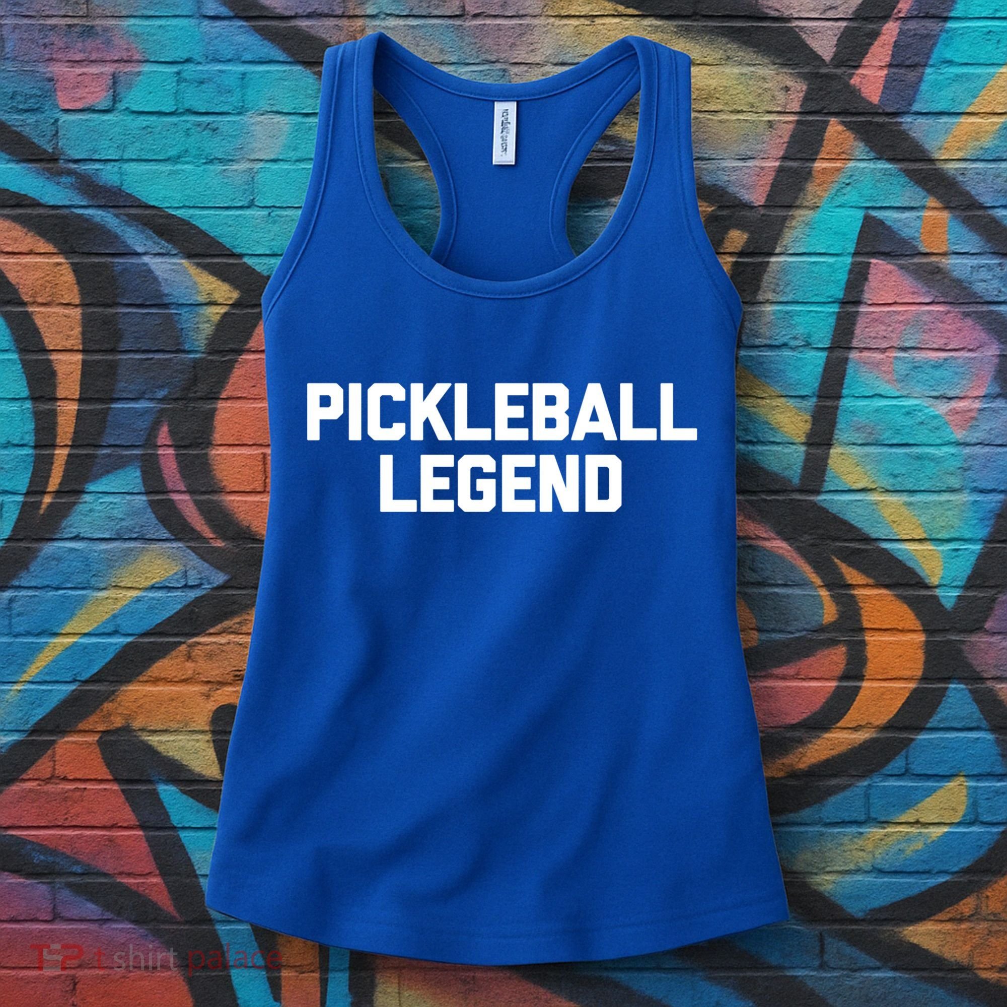 Pickleball Legend Funny Saying Sarcastic Novelty Pickleball Funny Gift Women's Tank Top