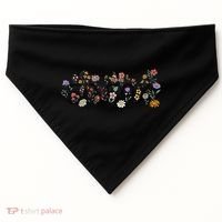 President Liberal Floral 50501 50Protest 50States 1Movement USA-Made Doggie Bandana thumb 0