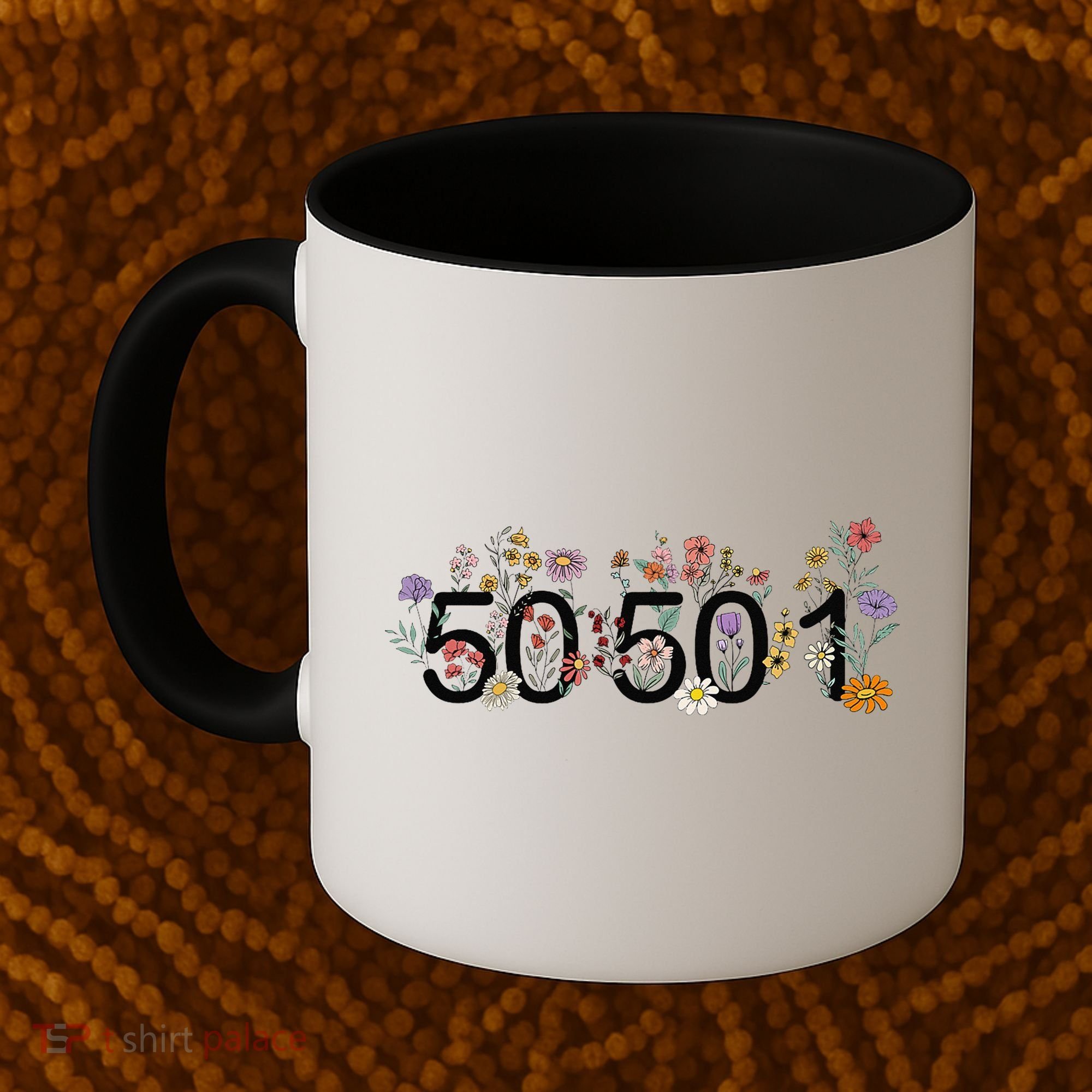 President Liberal Floral 50501 50Protest 50States 1Movement Coffee Mug
