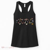President Liberal Floral 50501 50Protest 50States 1Movement Women's Tank Top thumb 0