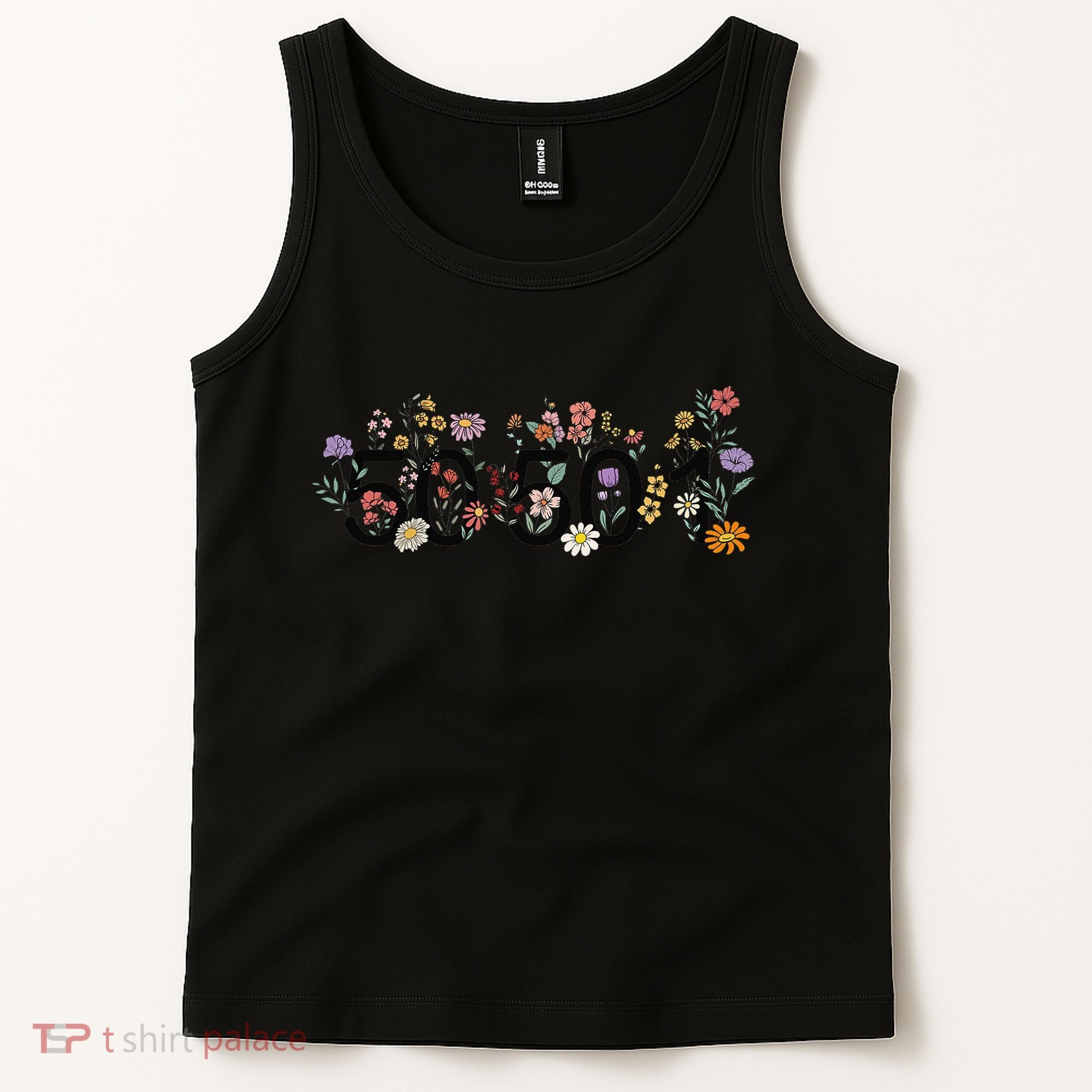 President Liberal Floral 50501 50Protest 50States 1Movement Tank Top