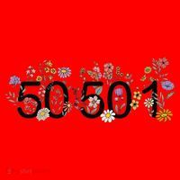 President Liberal Floral 50501 50Protest 50States 1Movement Santa Hat thumb 1