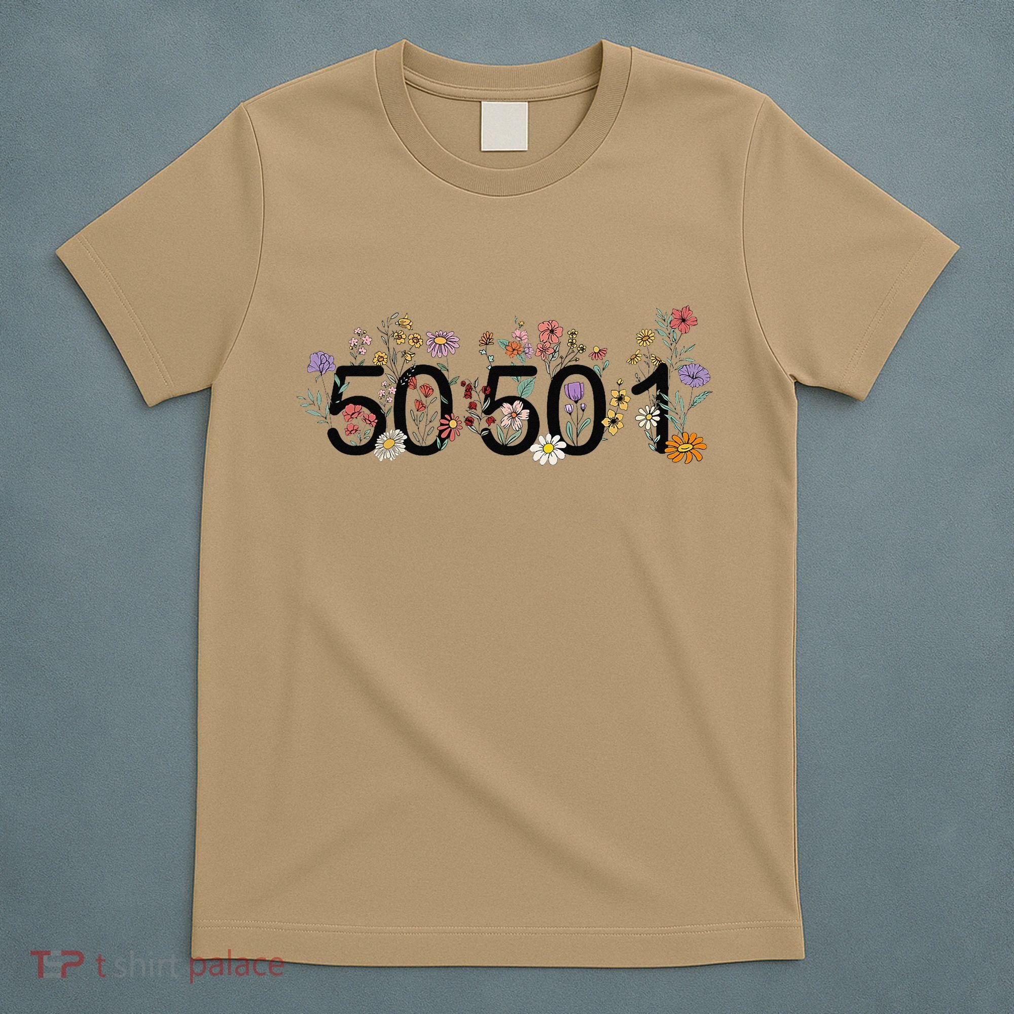 President Liberal Floral 50501 50Protest 50States 1Movement T-Shirt