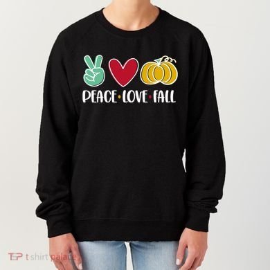 Peace Love Fall Cute Women's Sweatshirt