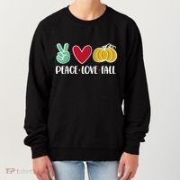Peace Love Fall Cute Women's Sweatshirt thumb 0