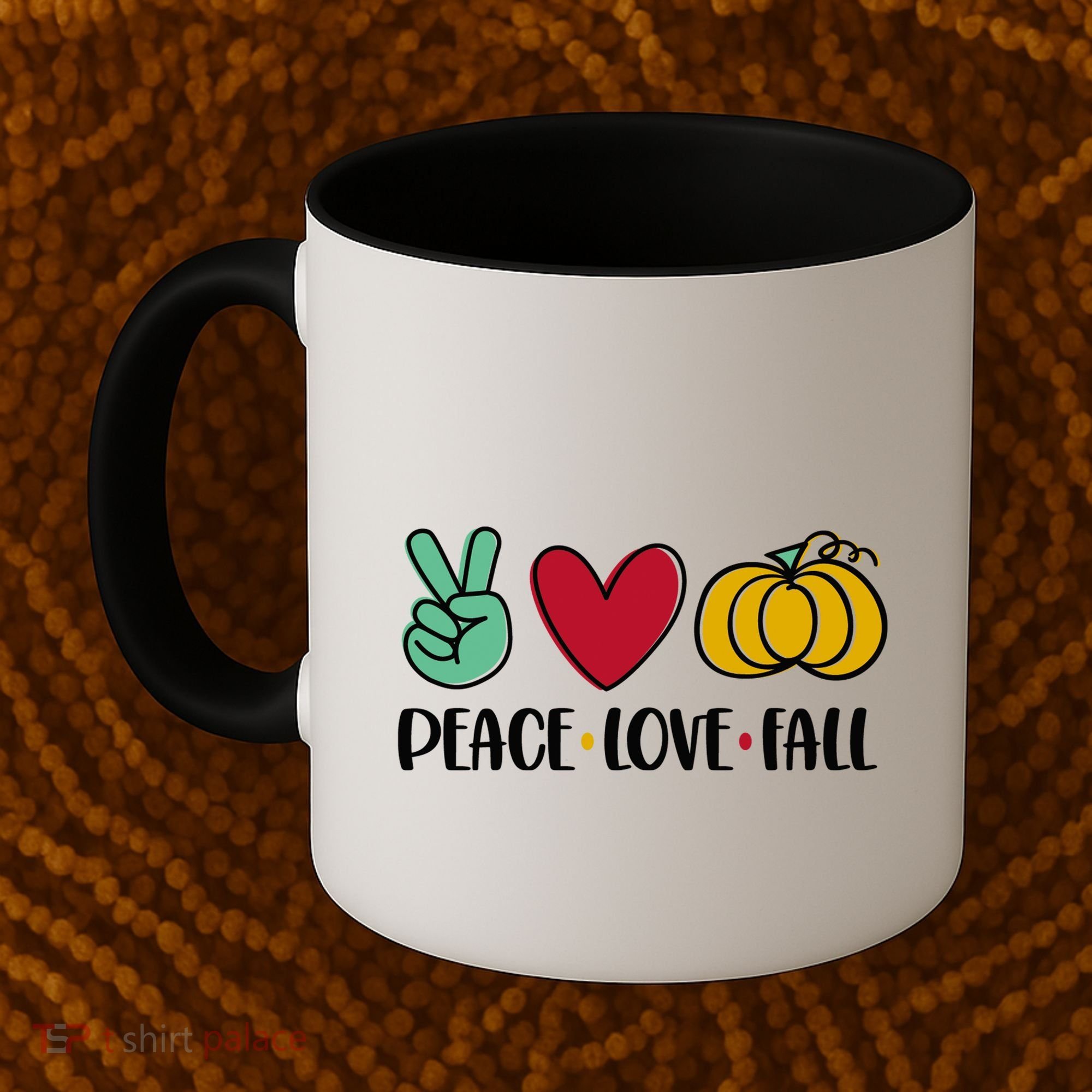 Peace Love Fall Cute Coffee Mug
