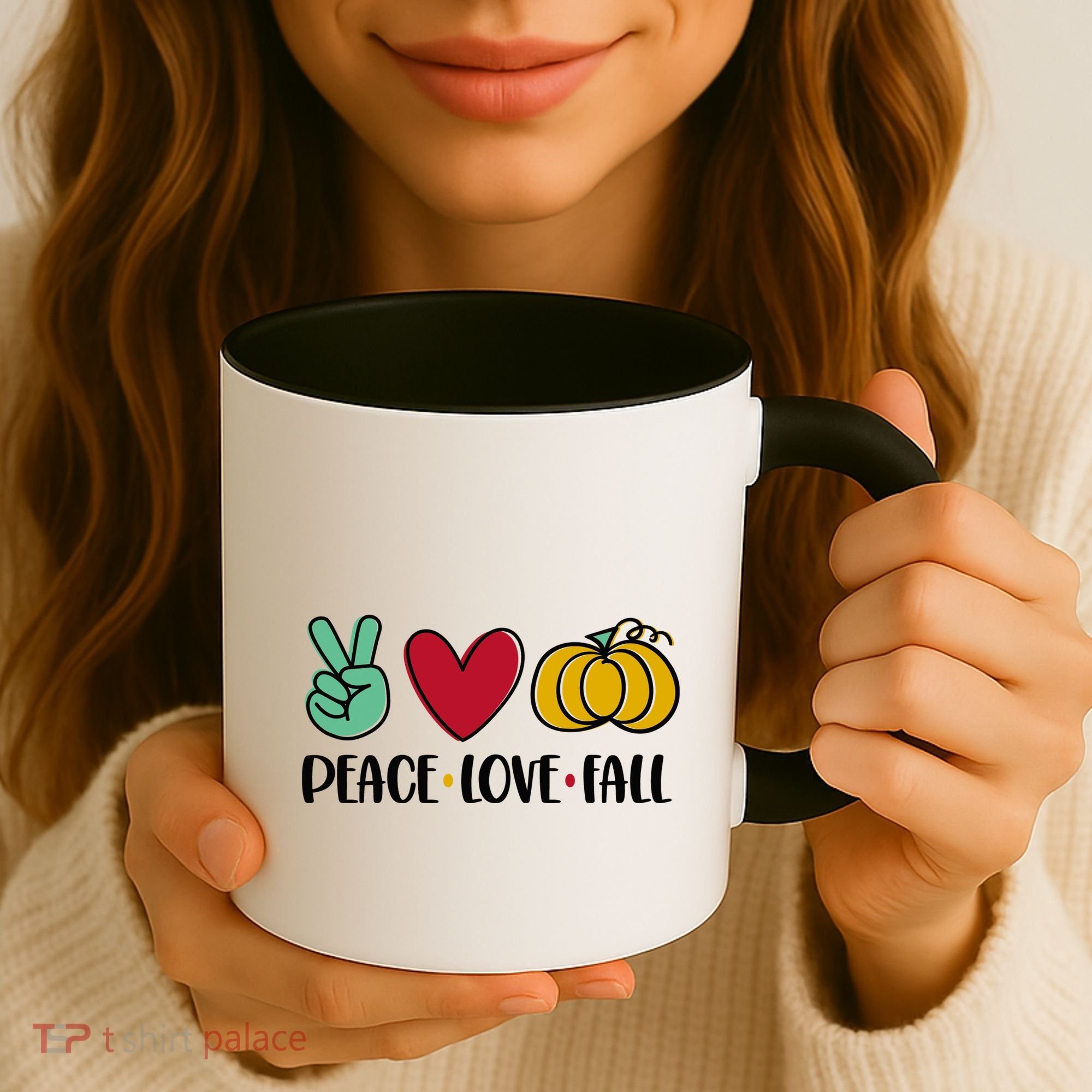 Peace Love Fall Cute Coffee Mug